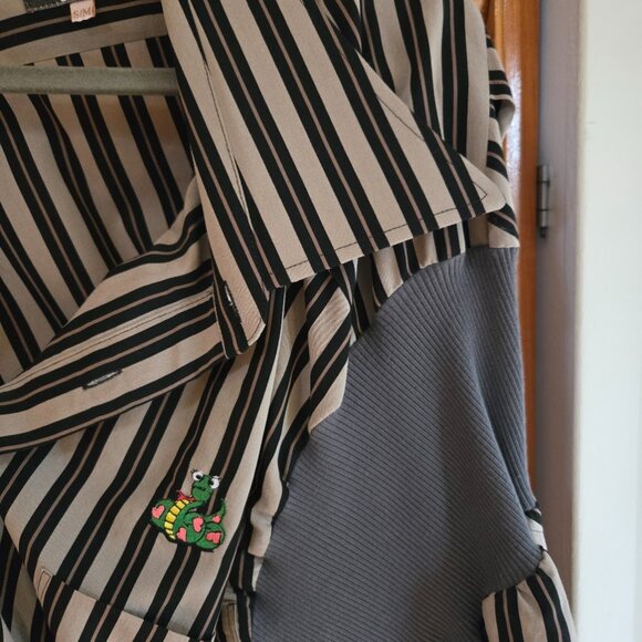 Andreas Kronthaler/Vivienne Westwood Stripped CHAOS Shirt-Collector Item - Picture 3 of 4